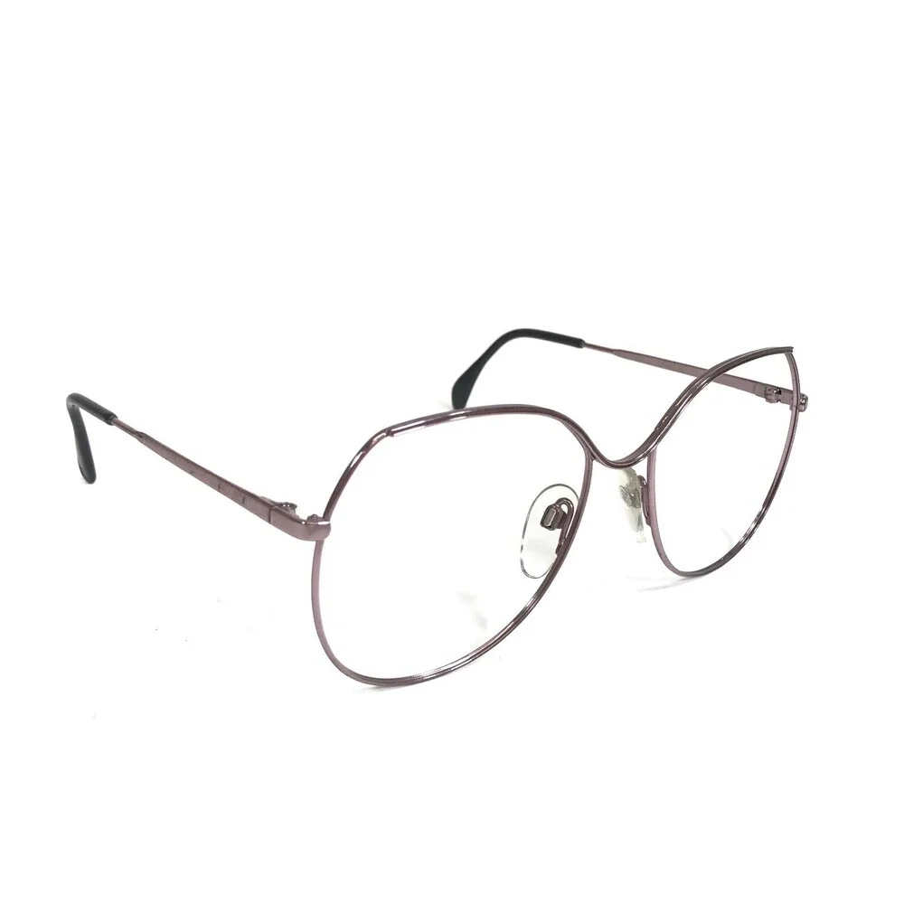 Vintage Silhouette Eyeglasses Frames M 6007 Pink Round Full Rim 56-16-130